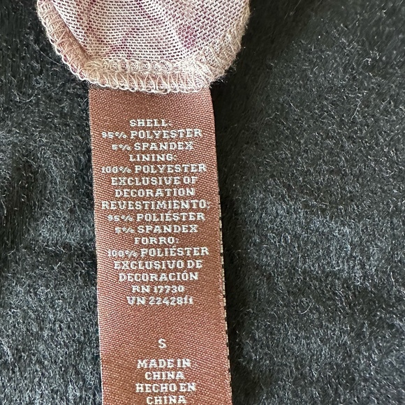 Knox Rose Dropped Waist Blouse - Size Small - Beautiful Mixed Pattern Fabric - Picture 6 of 6